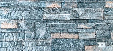 Metal Siding 3,8mts X 38cm color Piedra T-062