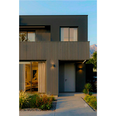 Wall Panel WPC 2,9mts X 22cm color Gris