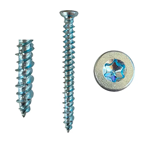 Tornillo para Concreto Torx 7,5 x 82 mm - 100 Unidades