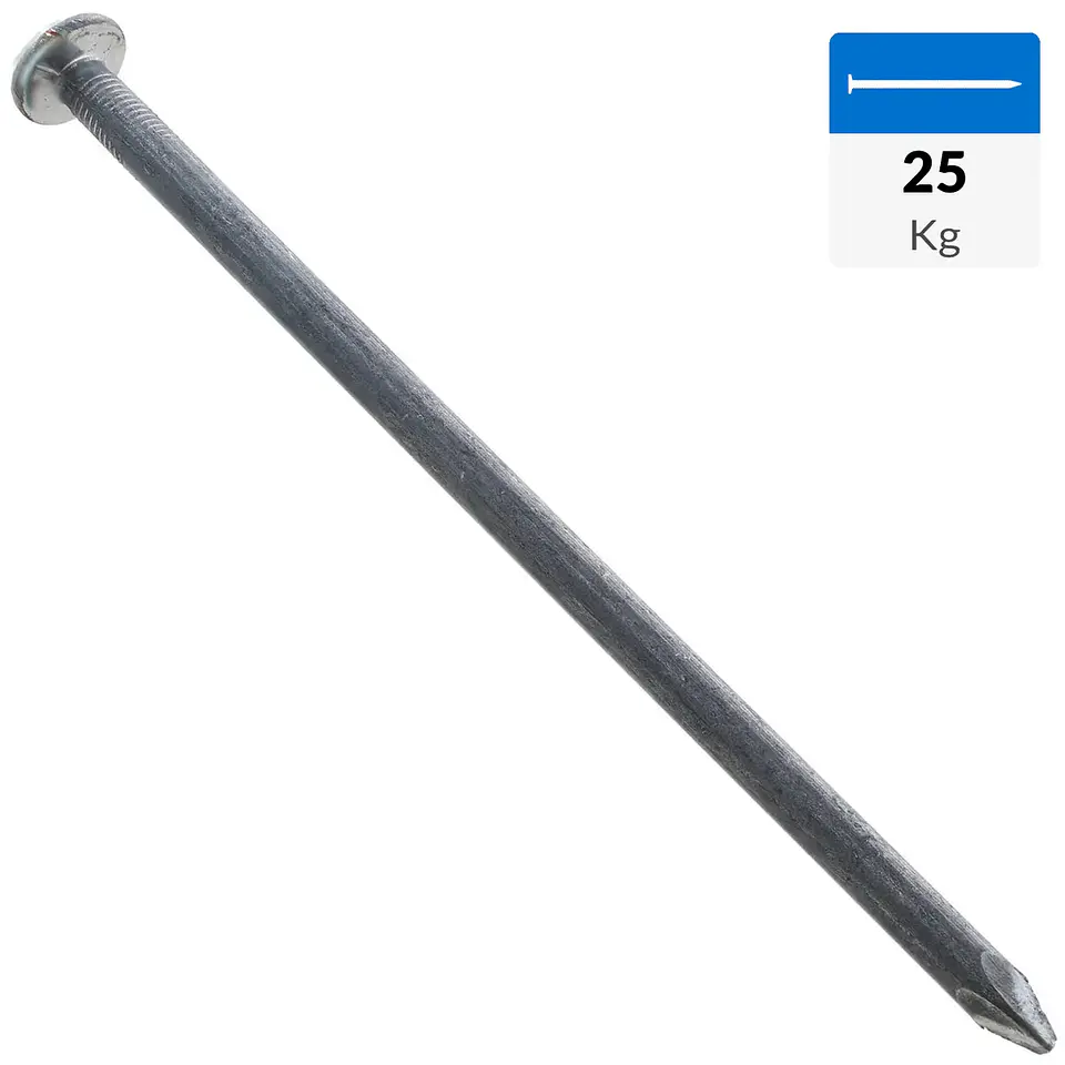 Clavos Corrientes / Construcción - 25 Kilos 1