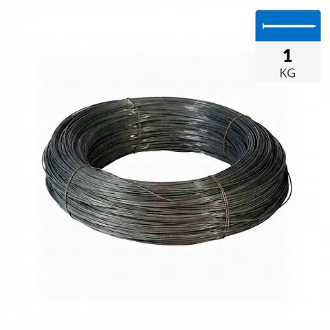 Alambre Negro recocido - Rollo 1 Kilo