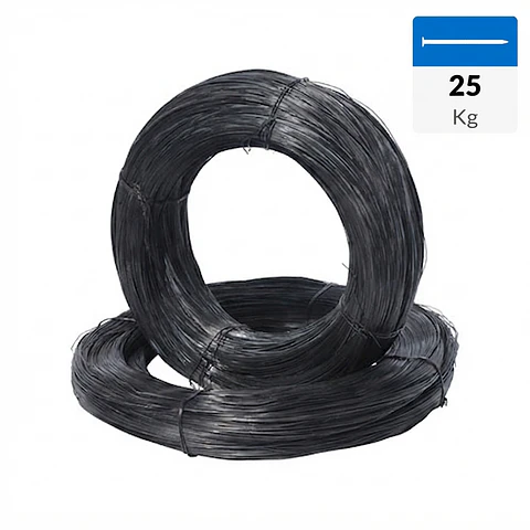 Alambre recocido Negro - 25 kilos