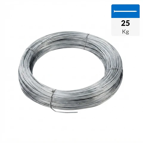 Alambre Galvanizado N°.18 - 25 kilos