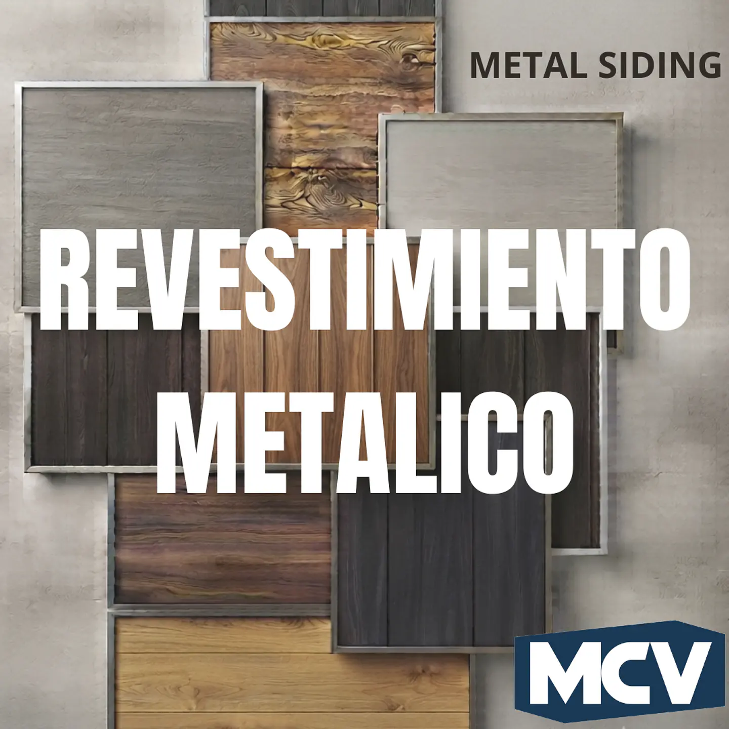 Metal Siding 3,8mts X 38cm - Revestimiento Metalico  1