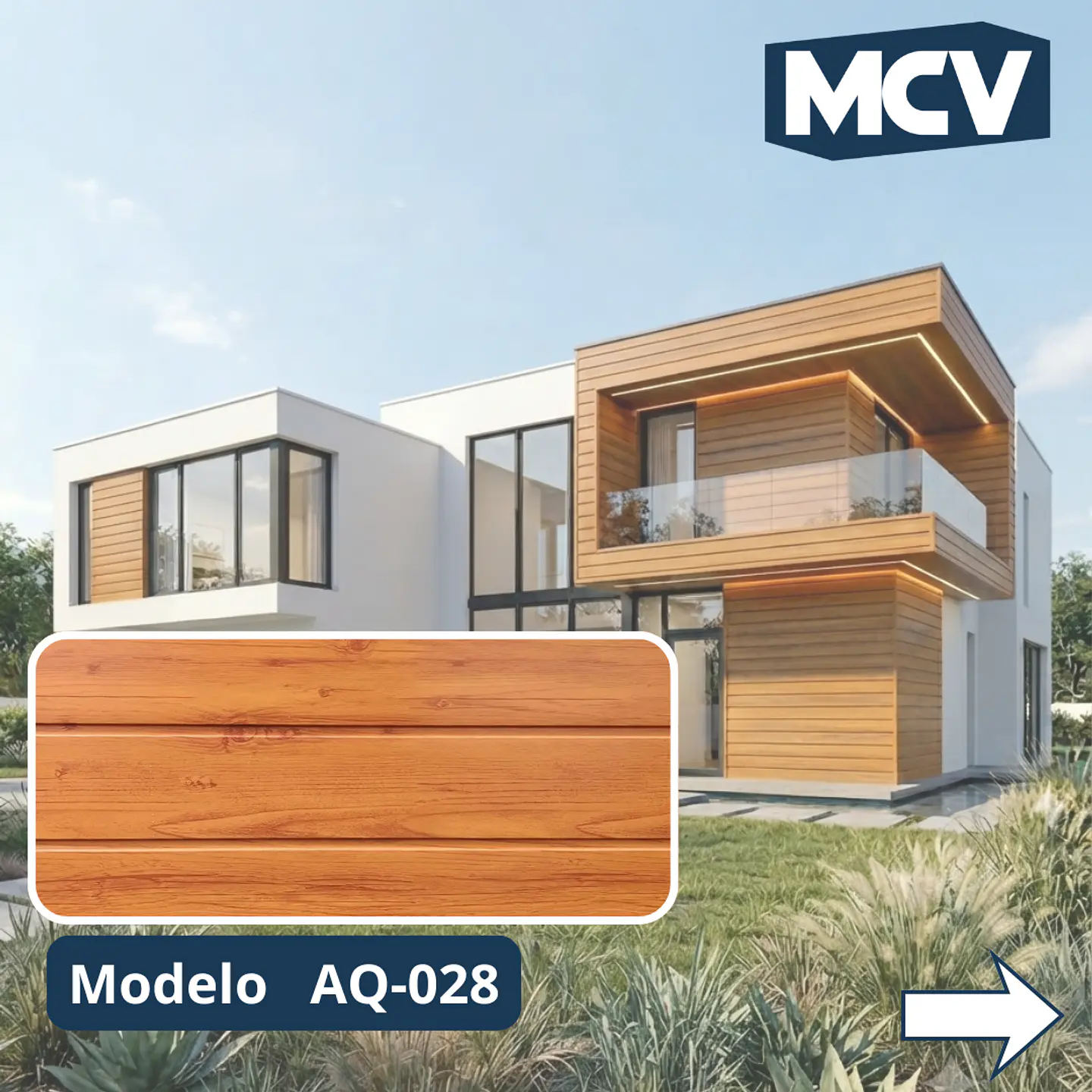 Metal Siding 3,8mts X 38cm - Revestimiento Metalico  3