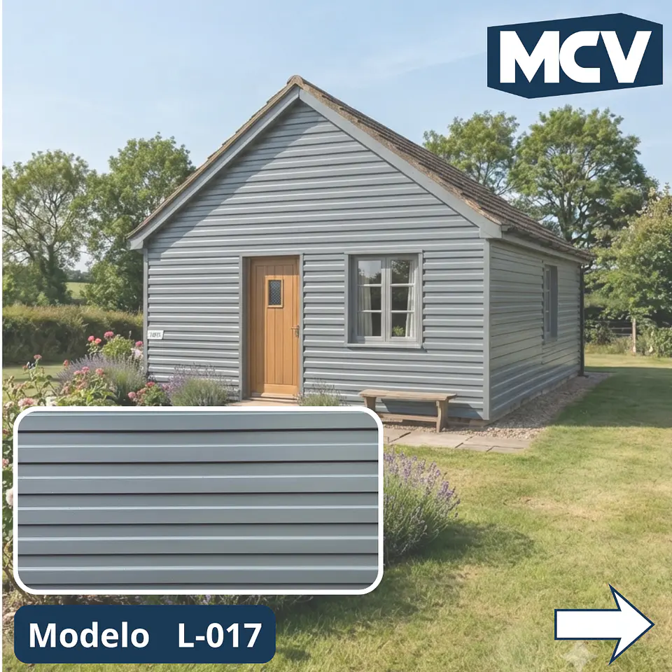 Metal Siding 3,8mts X 38cm - Revestimiento Metalico  12