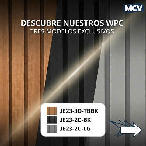 Wall Panel WPC 2,9mts X 22cm - Revestimiento