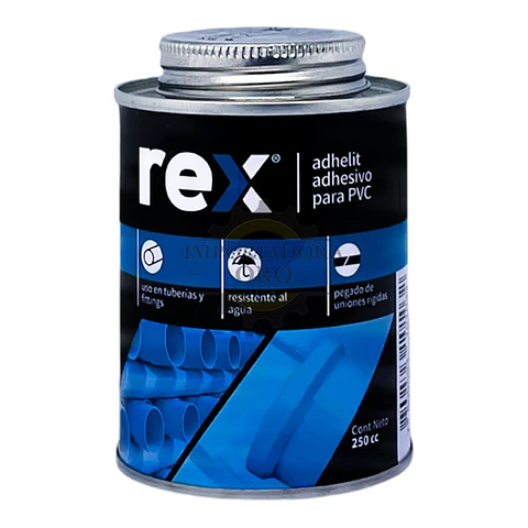 Adhesivo PVC REX - Tarro 250cc 