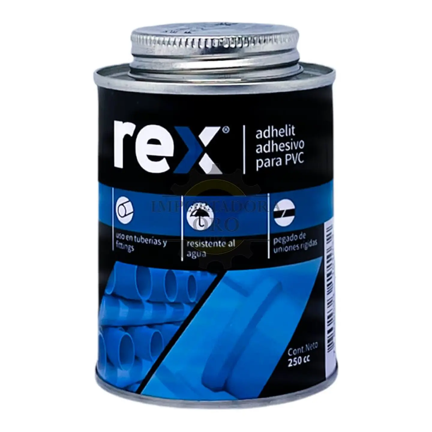 Adhesivo PVC REX - Tarro 250cc  1
