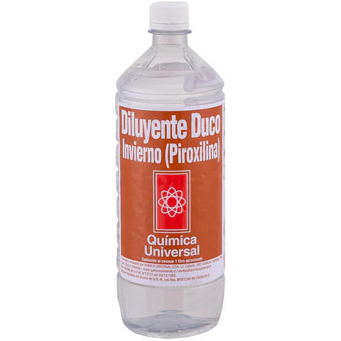 Diluyente DUCO INVIERNO (Piroxilina) 1 Litro - QUIMICA UNIVERSAL