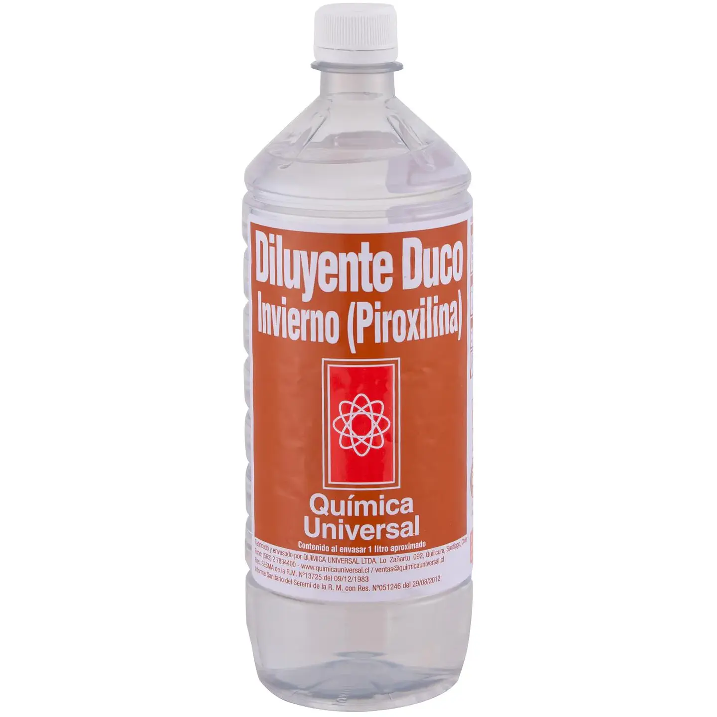 Diluyente DUCO INVIERNO (Piroxilina) 1 Litro - QUIMICA UNIVERSAL 1