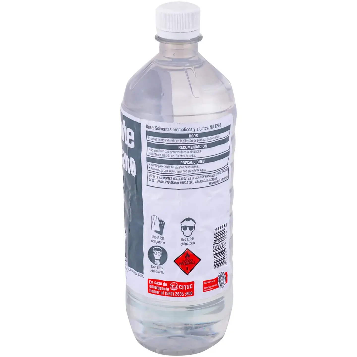 Diluyente POLIURETANO 1 Litro - QUIMICA UNIVERSAL 2