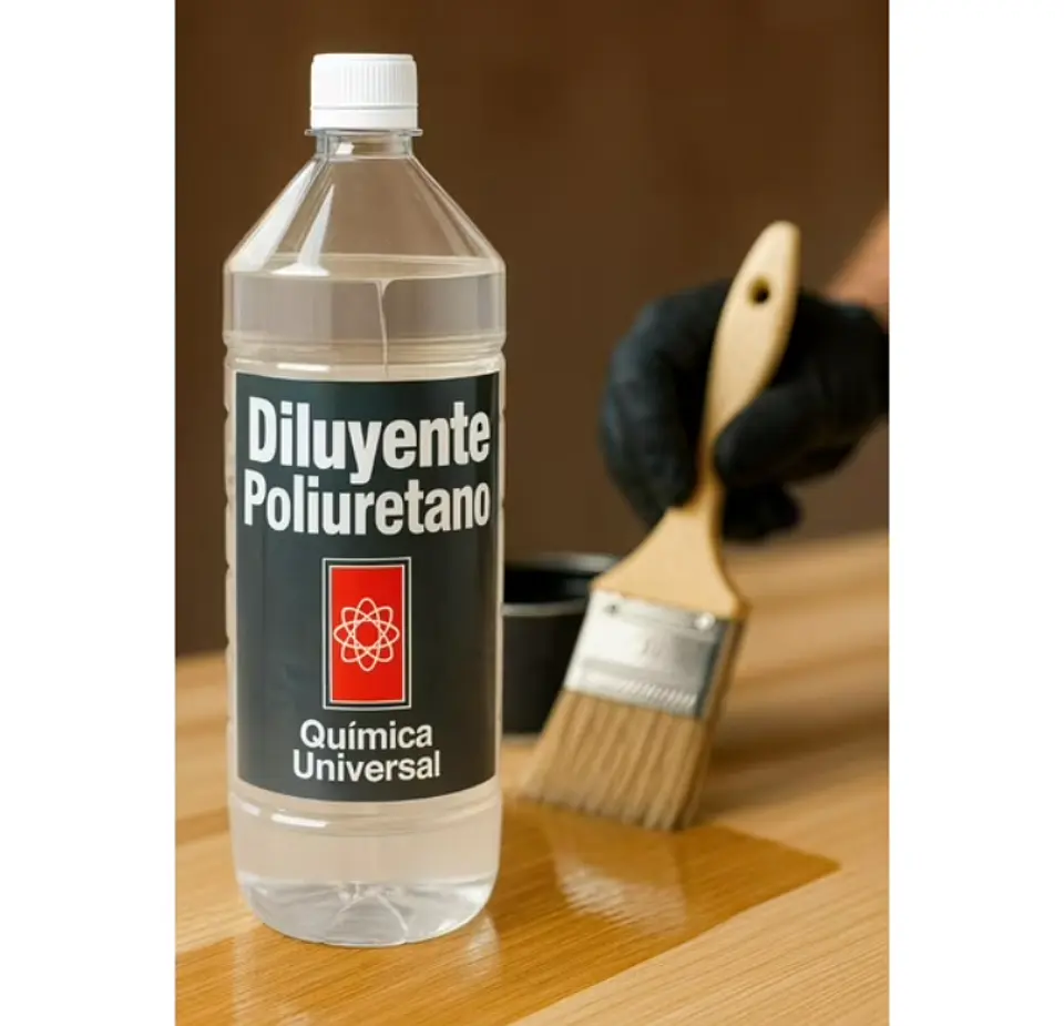 Diluyente POLIURETANO 1 Litro - QUIMICA UNIVERSAL 4