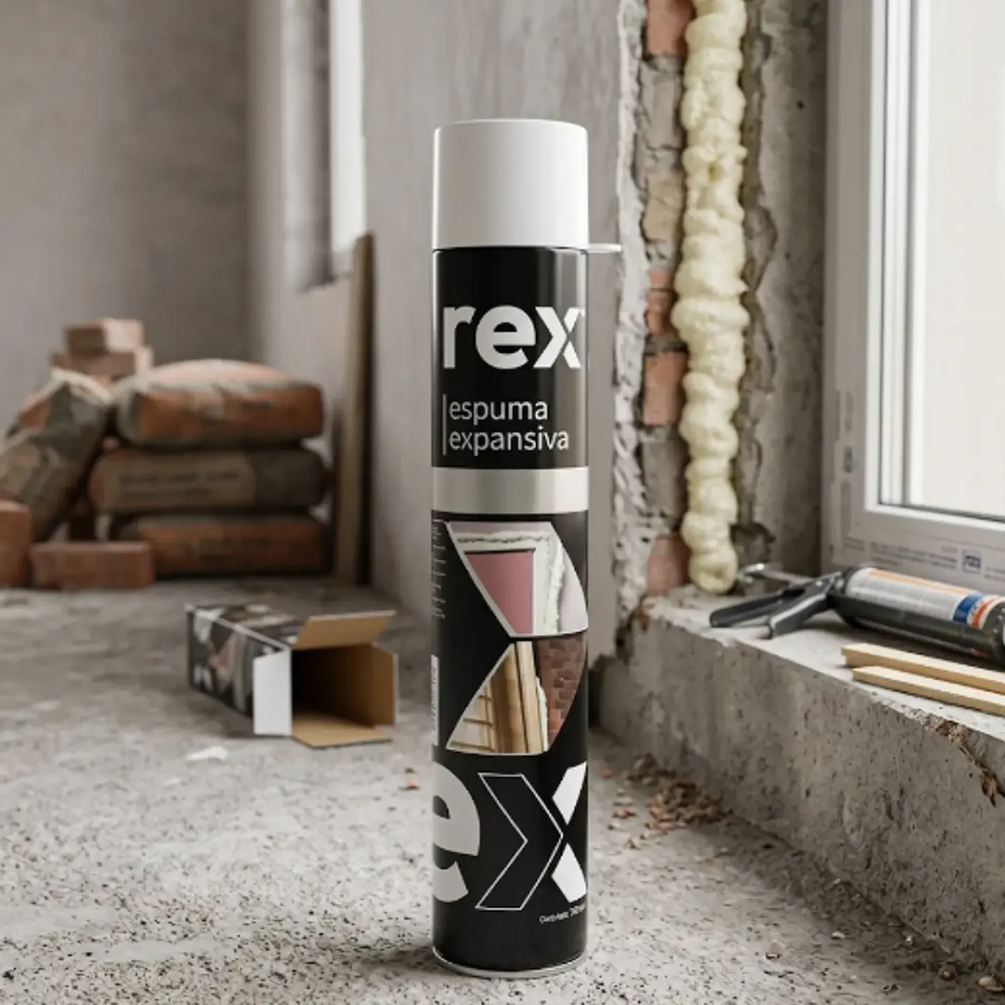 Espuma Expansiva Poliuretano REX 750ml 3