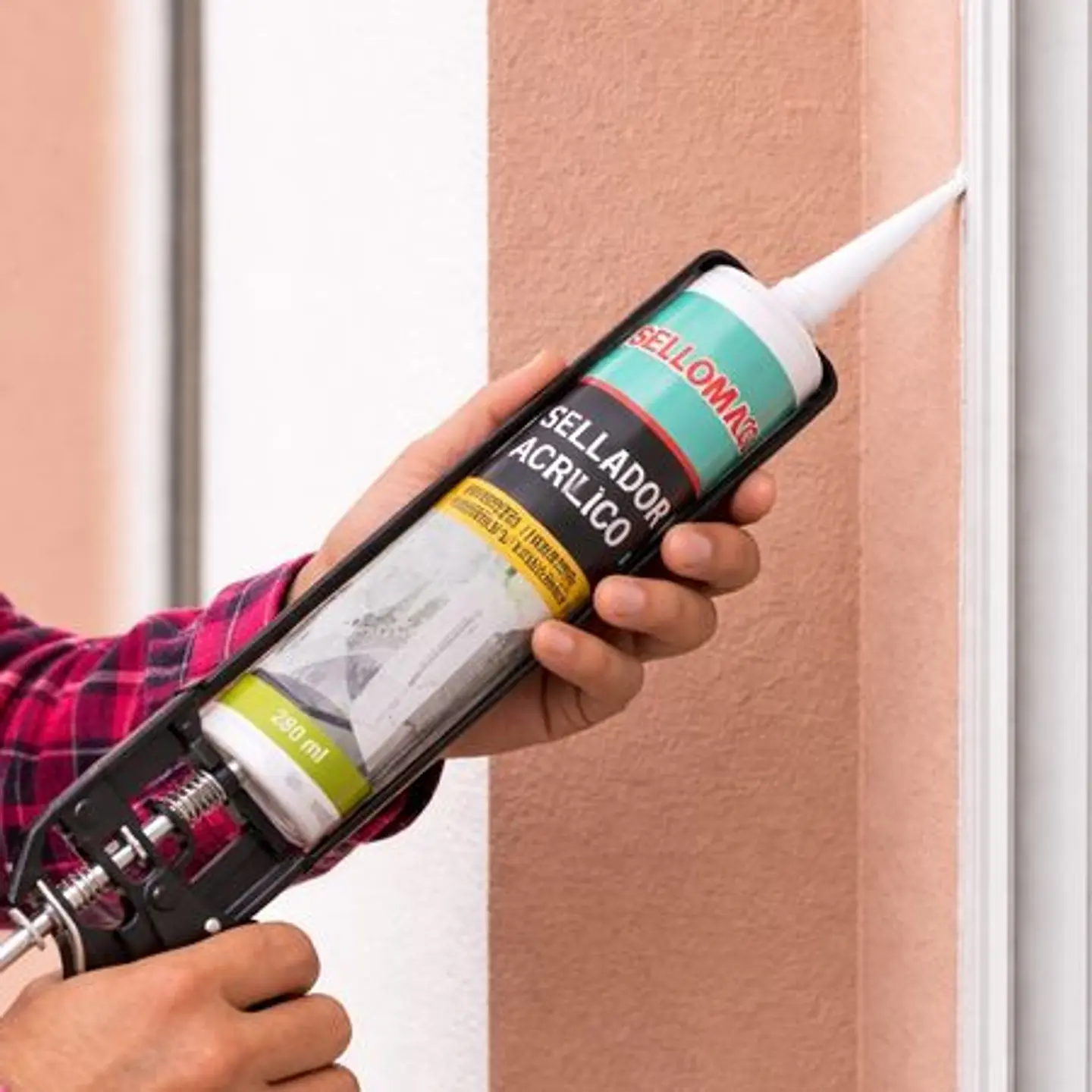 Sellador Acrílico SELLOMAC 280ml - Color Blanco 2