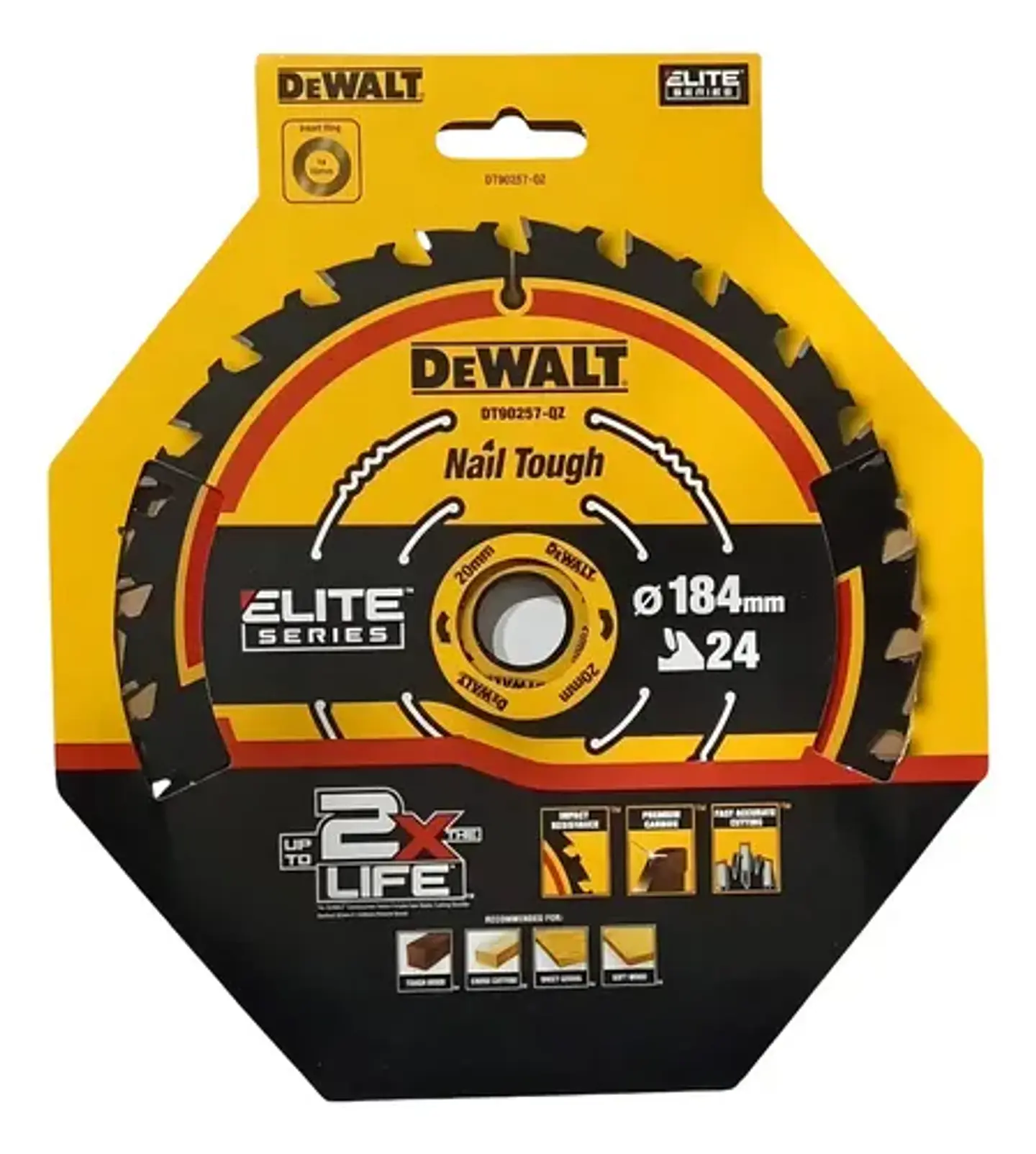 Disco Sierra 24 Dientes DeWalt Elite Series DT90257-QZ  Eje 7 1/4 2