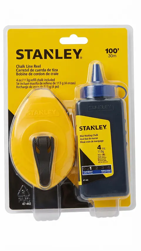 Tizador lienza cuerda 30mt con recarga Tiza - Stanley