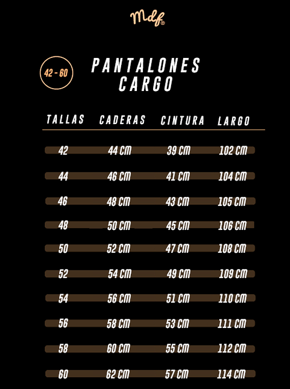 Pantalón Cargo BLACK