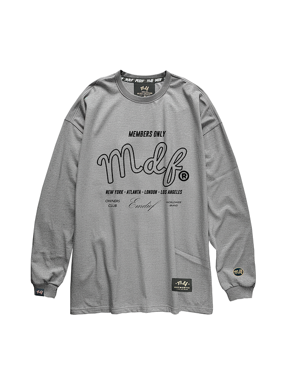 MDF® Long Sleeve Grey Street MEMBERS ONLY®