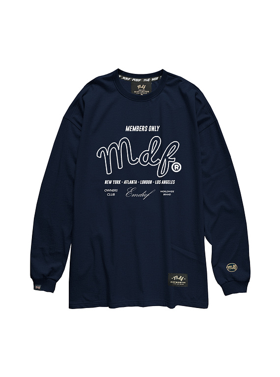 MDF® Long Sleeve Crip Blue MEMBERS ONLY®