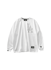 MDF® Long Sleeve White LOS ANGELES CONTOURS