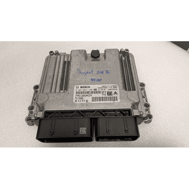 PSA Bosch 0281037198 - Peugeot 208 - DESBLOQUEADA / UNLOCKED VF2 Flasher