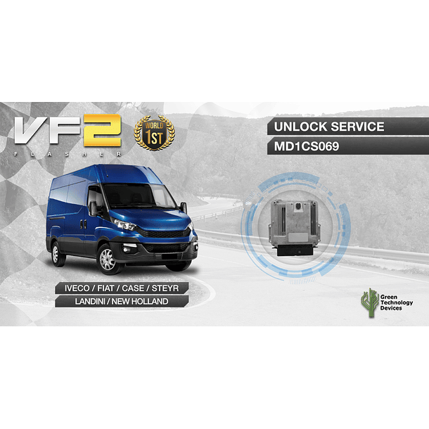 Desbloqueio de Centralina MD1CS069 (VF2 Flasher)