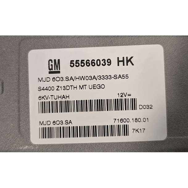 OPEL MARELLI 55566039 HK MJD6O3.SA HW03A 2