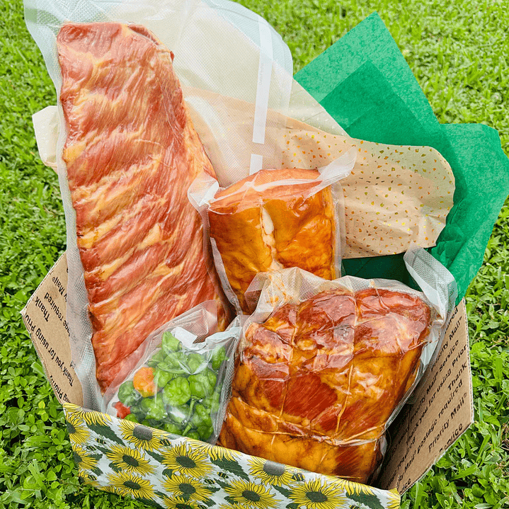 LA CAJA CUBANA ESPECIAL CON PIERNA 1