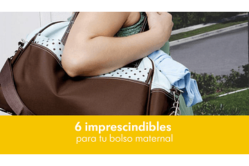 6 imprescindibles para tu bolsa de maternidad