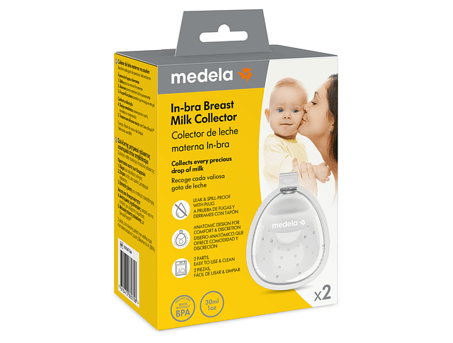 Recolector de Leche Materna Medela In-Bra (Pack x2)