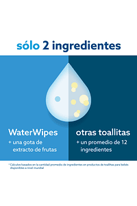 Toallitas húmedas WaterWipes Biodegradables 3x60 uns