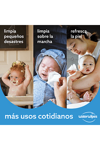 Toallitas húmedas WaterWipes Biodegradables 3x60 uns