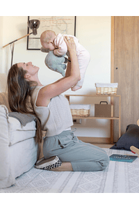 Alfombra de Juego / Play Mat Amapolas & Rombo Gris XL