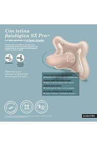 Chupete Nude Zero.Zero con Tetina Fisiológica SX Pro de Silicona