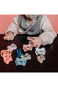 Chupete Todo Silicona Fisiológico Sxpro 6/18M Lake Green