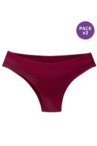 Pack x 3 Calzón embarazo 