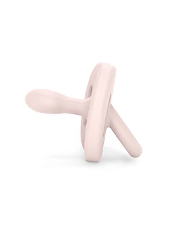 Chupete Todo Silicona Fisiológico  6/18 M Soft Rosa