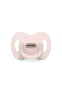 Chupete Todo Silicona Fisiológico  6/18 M Soft Rosa