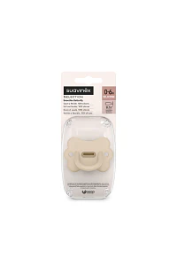 Chupete Todo Silicona Fisiológico Butterfly 0/6 M Beige