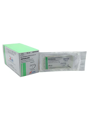 Sutura Nylon Negro 3-0 70Cm, 3/8 Cort Rev 26Mm. ADVA3328