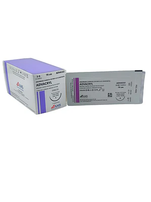 Sutura Poliglac Vio 3-0 70 Cm,1/2 Circ Tp 36mm(Ltp).ADVA322