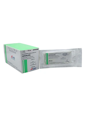 Sutura Nylon Negro 3-0 75Cm, Recta St Ct 60Mm. ADVA3090