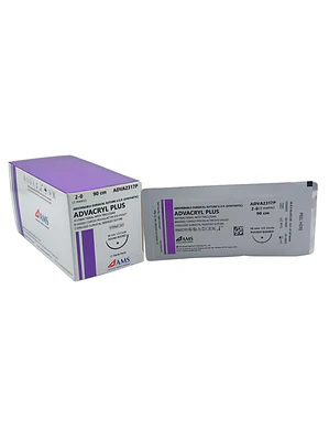 Sutura Poliglactina Plus Vio 2-0 90 Cm,1/2 Circ Tp30Mm. ADVA2317P
