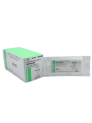 Sutura Nylon Negro 5-0 45Cm, 3/8 Cort Rev 16Mm. ADVA3016