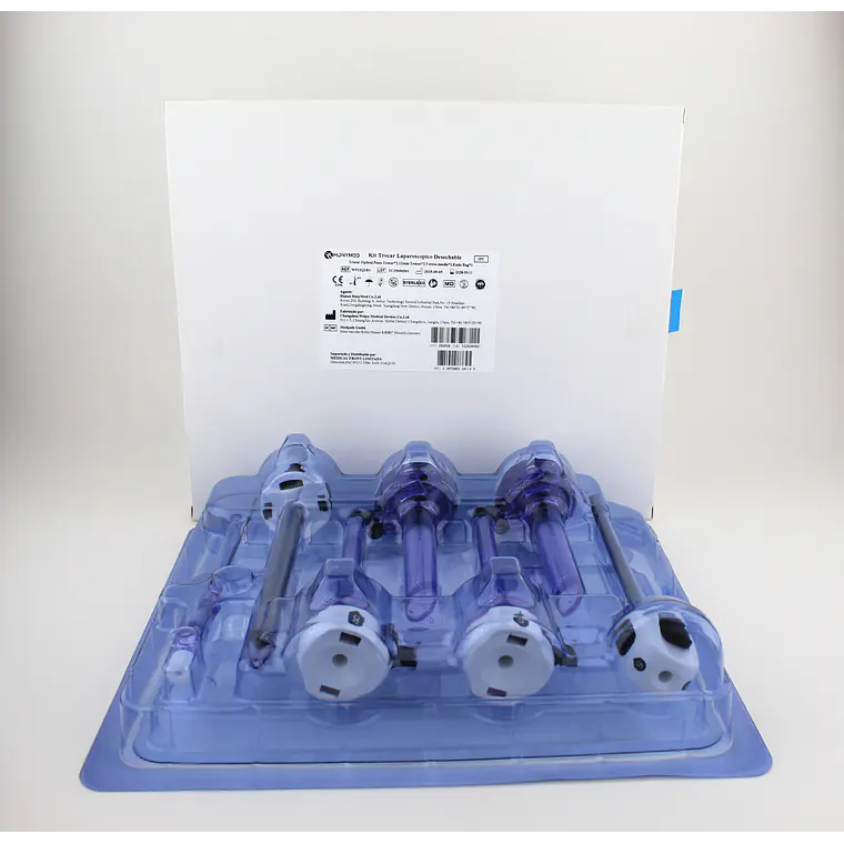 Kit De Trocar 12 X 100mm Y 5 X 100mm. Ref W512Q1B1. Honymed 2