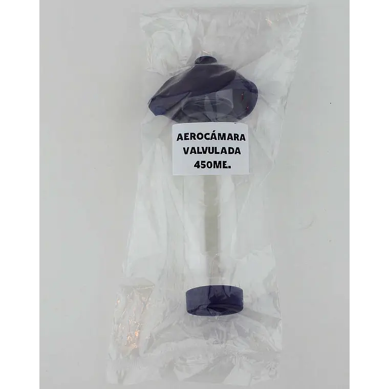 Aerocámara Pediátrica Valvulada 450 CC.  1