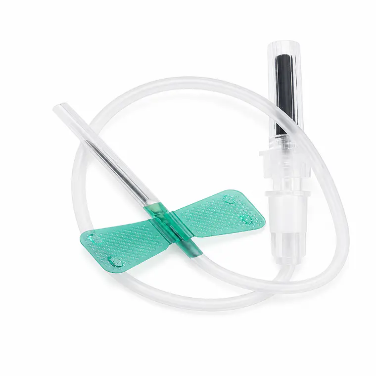 SCALP VEIN 21G 18-20mm LUER LOCK C/EXTRACTOR 1