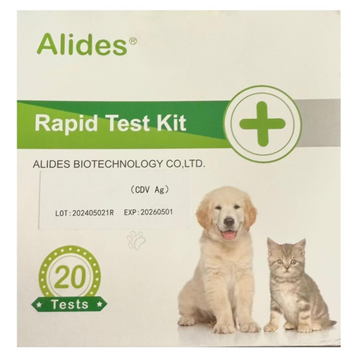Test Rápido Distemper Canino Cdv, Caja 20 Uds, Veterinario 1
