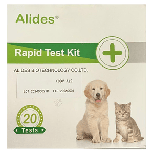 Test Rápido Distemper Canino Cdv, Caja 20 Uds, Veterinario
